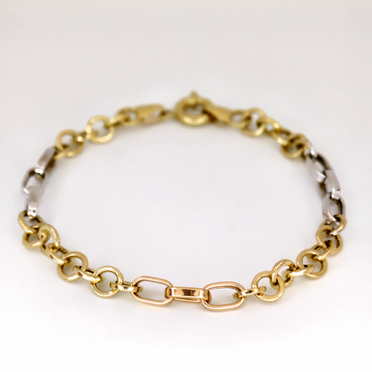 3Colored Chain Bracelet